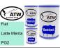 Preview: Fiat, Latte Menta, PG2: 500ml Lackdose + 500ml Klarlack + 250ml Härter - Set, von ATW Autoteile West.